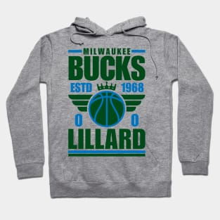 Milwaukee Bucks Lillard 0 Retro Hoodie